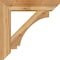 Ekena Millwork Imperial Slat Rough Sawn Bracket w/ Offset Brace, Western Red Cedar, 8"W x 34"D x 34"H BKT0806X34X34IMP06RWR - alternate 3